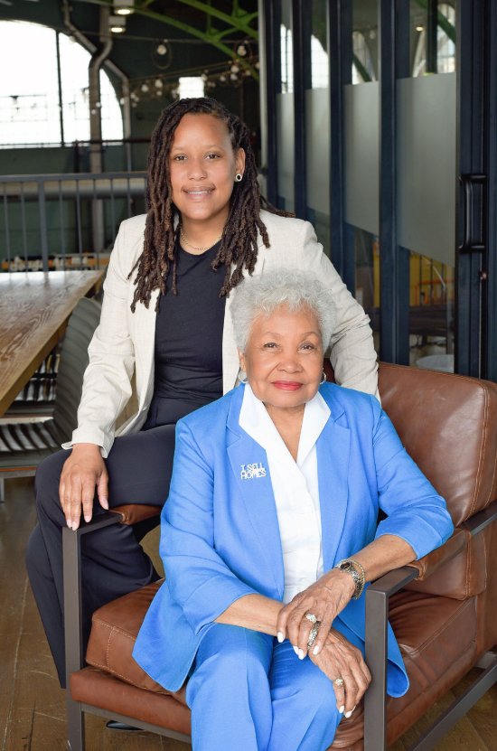 Amara Williams and her grandmother Lula Cosby, real estate team with Coldwell Banker Heritage